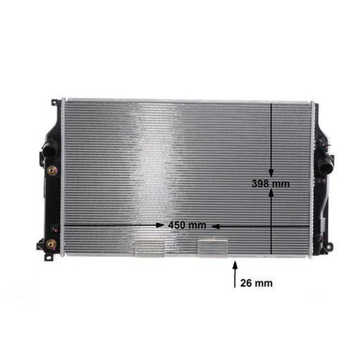 Mahle Engine Radiator fits Nissan Micra IV 2011-2015 1.2