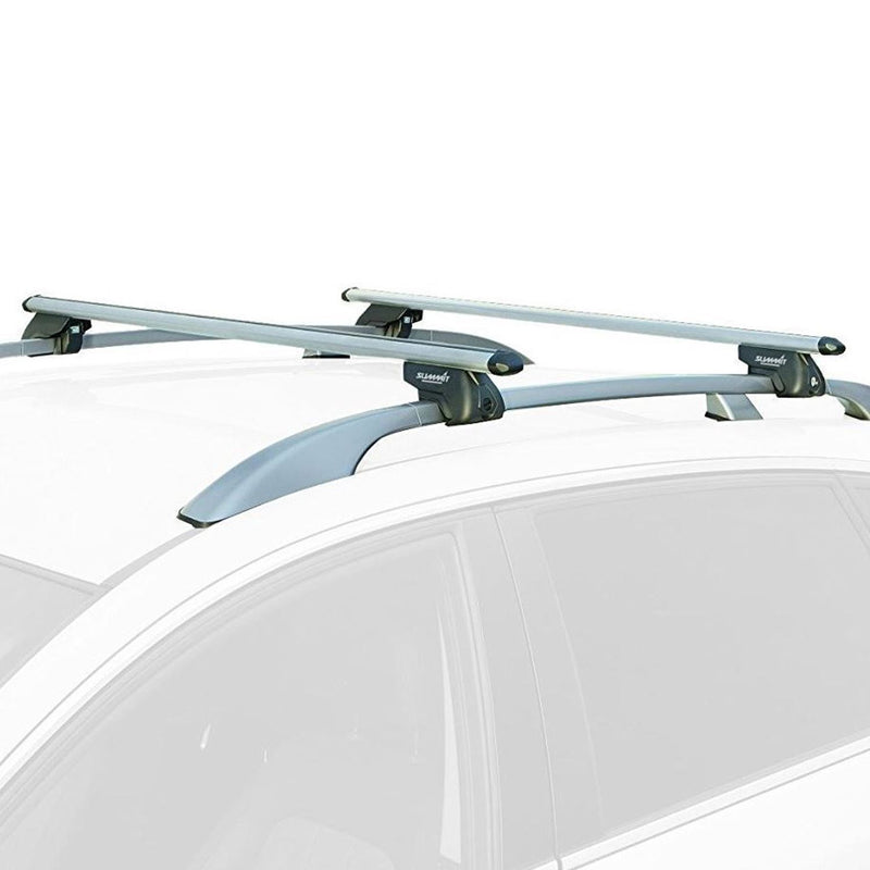 Summit Aluminium Roof Bars fits Vauxhall Zafira B 2005-2007 w Rails Summit  - Dynamic Drive