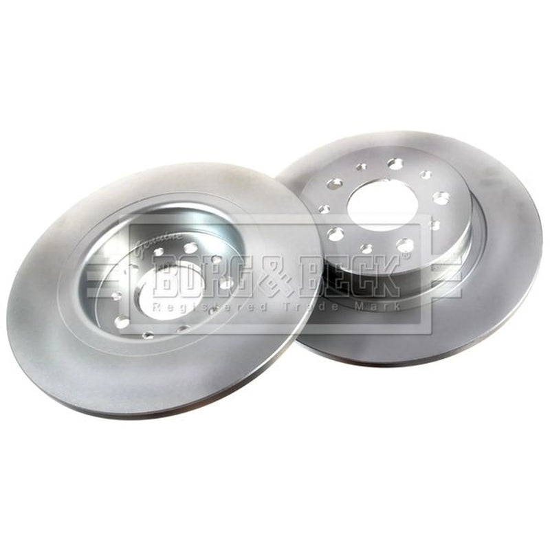 Borg & Beck Front & Rear Brake Discs & Pads fits Fiat 500L 2013-2014 1.4 1.6