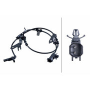 Hella ABS Wheel Speed Sensor Front 6PU 358 268-001