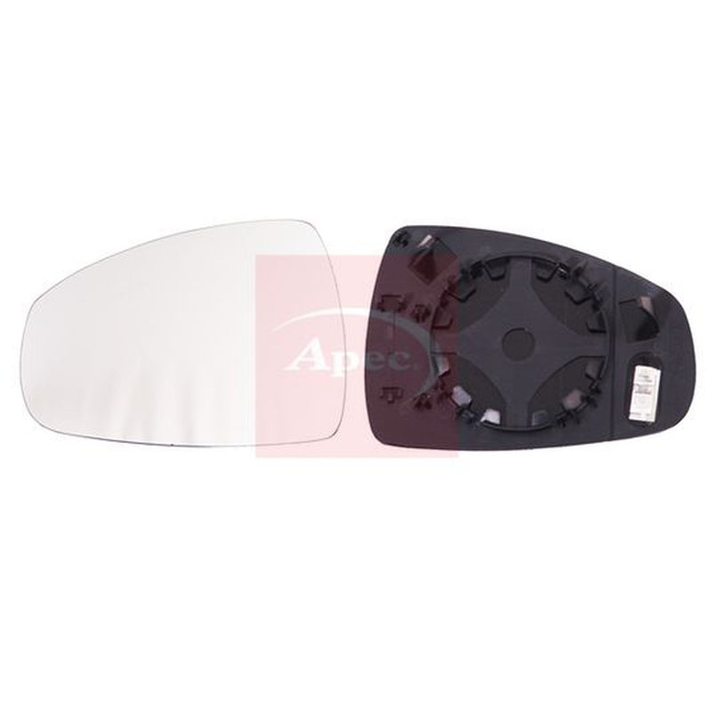 Apec Exterior Wing Mirror Glass Left fits Audi A1 2010-2018