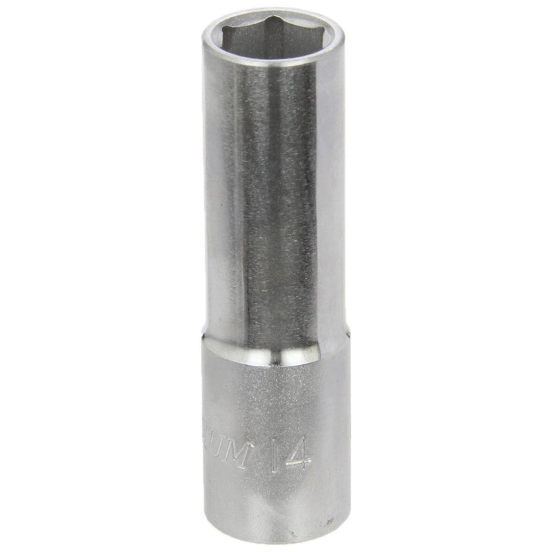 Laser Deep Socket 1/2"D 14mm 1607 Laser - Dynamic Drive
