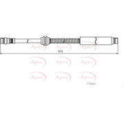 Apec Brake Hydraulic Hose Line Rear HOS3942