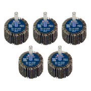 Sealey 40 x 30mm Abrasive Flap Wheel on 6mm Shaft 40Grit - Pack of 5 FW4030405 Sealey - Dynamic Drive