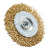 Draper Brassed Steel Crimped Wire Wheel Brush, 50mm 41427 Draper - Dynamic Drive