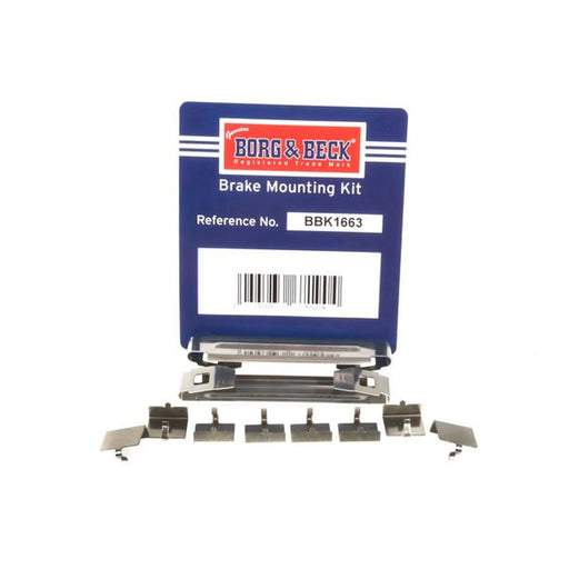 Borg & Beck Brake Pad Accessory Fitting Kit Front BBK1663