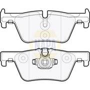 NAPA Rear Brake Pad Set NBP1323