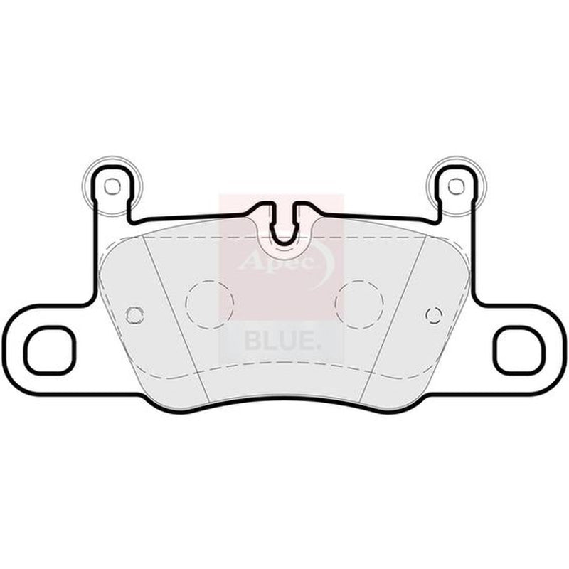 Apec Rear Brake Pad Set fits Porsche 911 2011-2024 3.0 3.4 3.8
