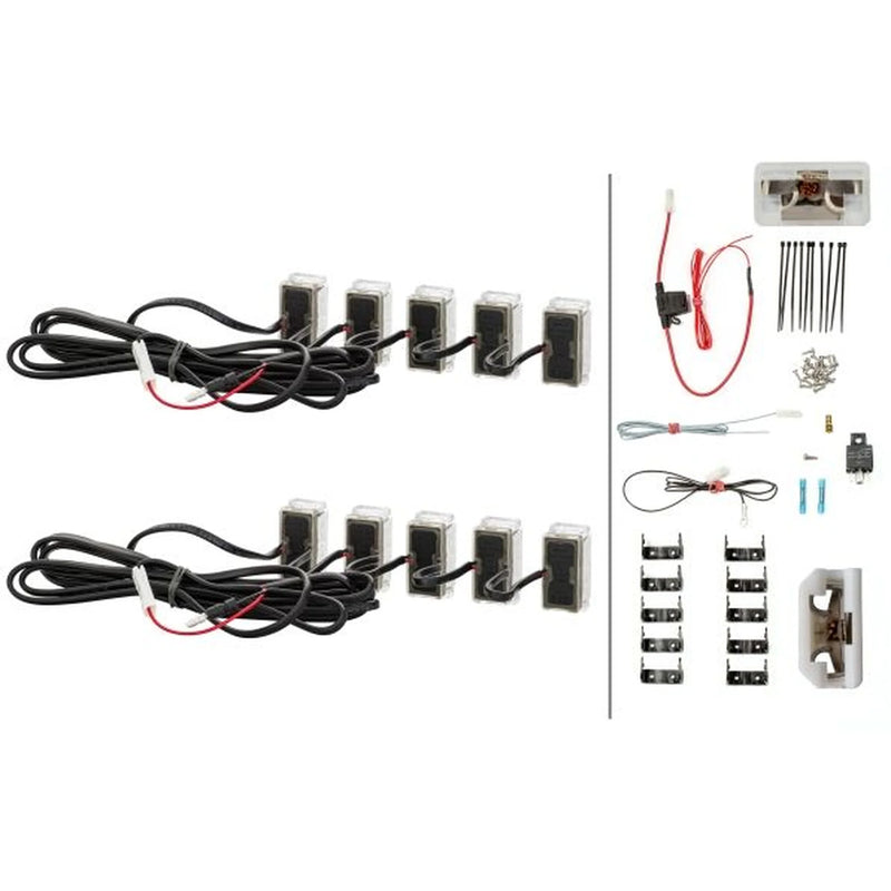 Hella Lamp Drl Ledayflex II 5MOD MD24 Set 2PT Vehicle Front 2PT 980 789-901