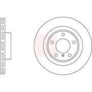Apec 2 x Vented Brake Discs fits BMW Z4 Roadster 2009-2016