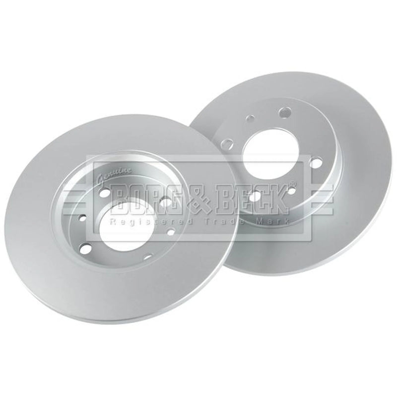 Borg & Beck Front & Rear Brake Discs & Pads fits Fiat Punto 1999-2012