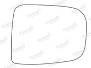 Summit Stick-On Standard Mirror Glass fits Toyota Previa 94 to 03 RHS Summit - Bars 4 Cars