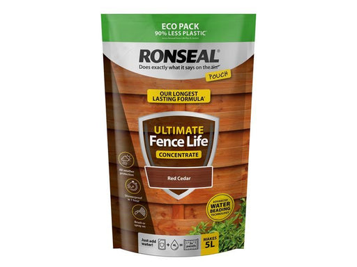 Ronseal Ultimate Fence Life Concentrate Red Cedar 950ml Ronseal - Dynamic Drive
