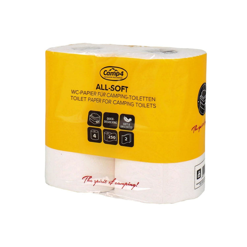 All Soft Toilet Roll 4pk 2ply 66334 Camp 4 - Dynamic Drive