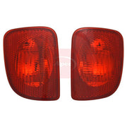Apec Rear Fog Light Lamp Unit Left fits Mercedes-Benz Citan Dualiner 2012-2021