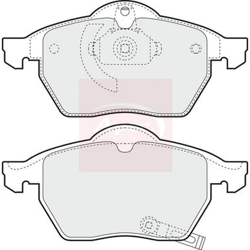 Apec Front Brake Pad Set PAD1064