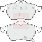 Apec Front & Rear Brake Discs & Pads fits Opel Astra G 2000-2001 2.0