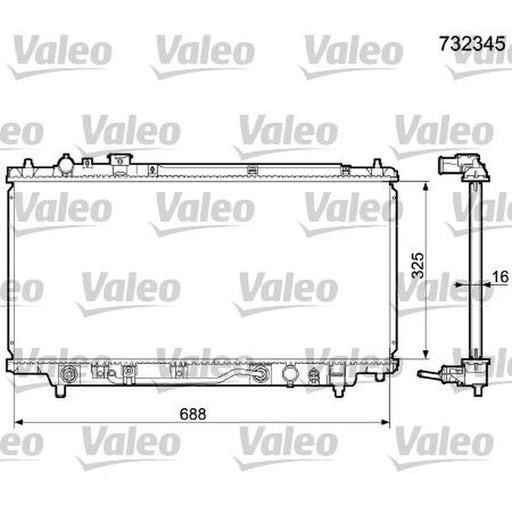 Valeo Engine Radiator 732345