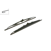 Bosch Conventional Front Wiper Blade Set 550mm + 550mm — SP22/2 fits Audi 100 C4