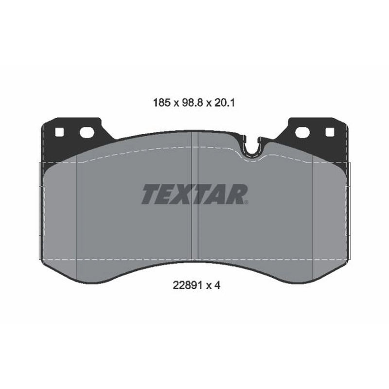 Textar Front Brake Pad Set 2289101