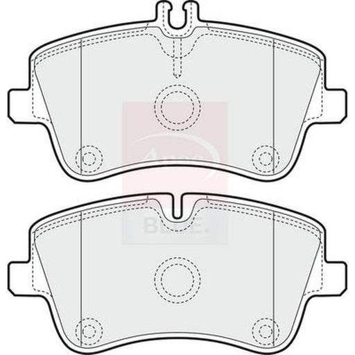 Apec Front Brake Pad Set fits Mercedes-Benz C-Class 2000-2008