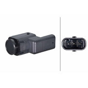 Hella Parking Sensor (PDC) Rear 6PX 358 270-861