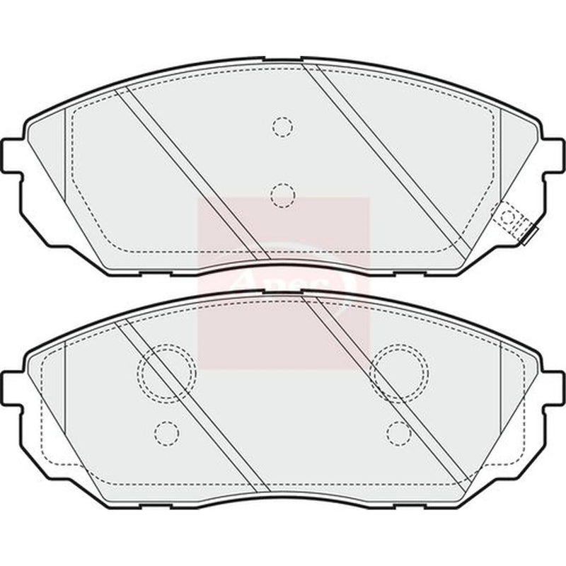 Apec Front Brake Pad Set PAD1556