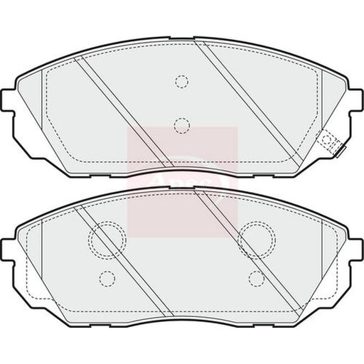 Apec Front Brake Pad Set PAD1556