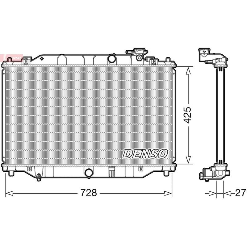 Denso Engine Radiator fits Mazda CX-5 2012-2024 2.2