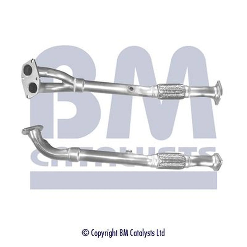 BM Catalysts Exhaust Pipe OD fits Alfa Romeo 166 1998-2000 2.0