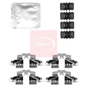 Apec Brake Pad Accessory Fitting Kit Rear fits Suzuki Baleno 2016 on 1.0 1.2