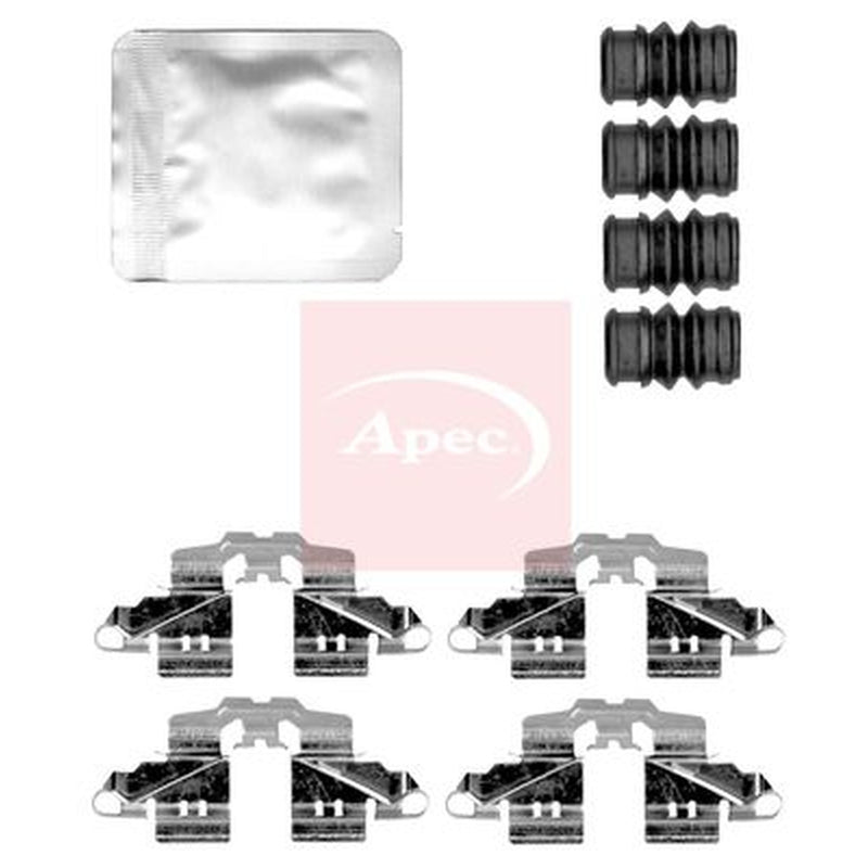 Apec Brake Pad Accessory Fitting Kit Rear fits Suzuki Baleno 2016 on 1.0 1.2