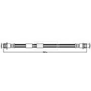 Borg & Beck Brake Hydraulic Hose Line Rear Right BBH8529