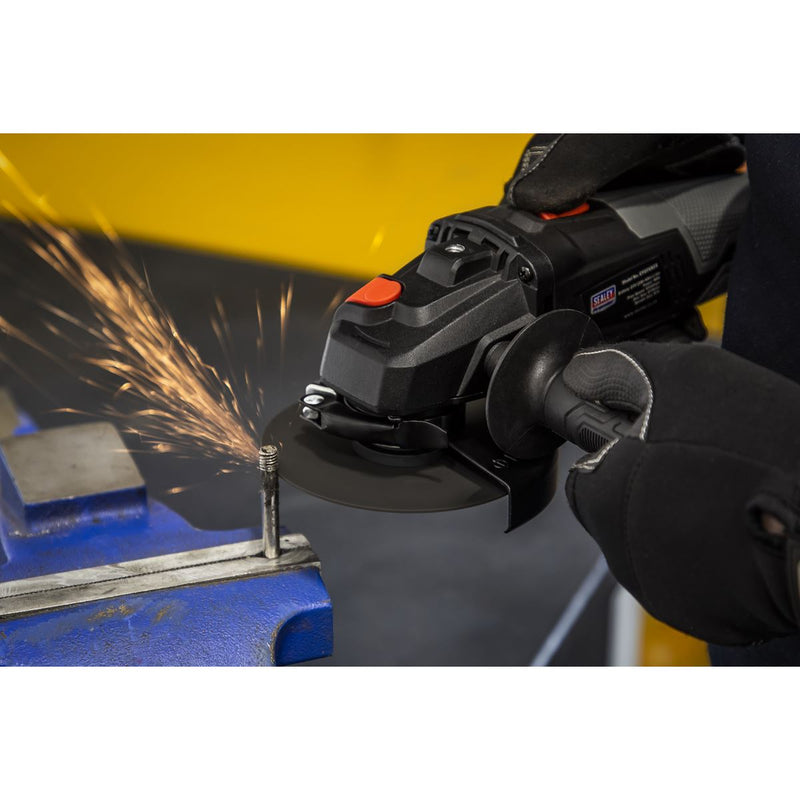 Sealey Brushless Angle Grinder115mm 20V SV20 Series Body Only CP20VAGX Sealey  - Dynamic Drive