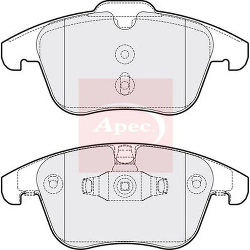 Apec Front Brake Pad Set PAD2085