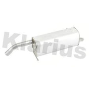 Klarius Box With Tail Pipe Rear fits Ford Fiesta VI 2008-2018 1.6