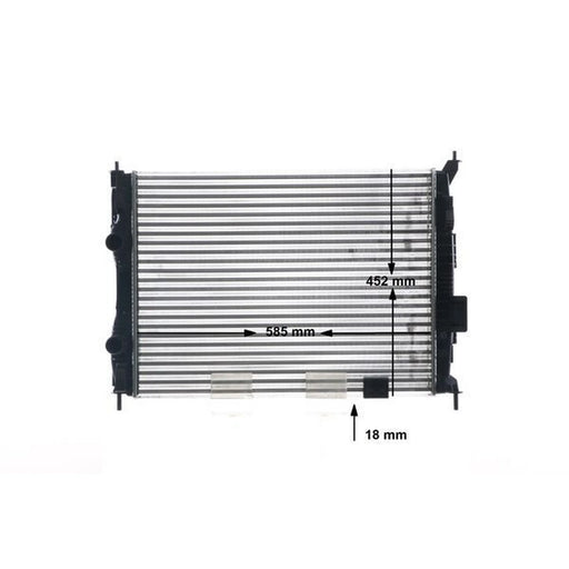 Mahle Engine Radiator fits Nissan Qashqai I 2007-2013 1.6