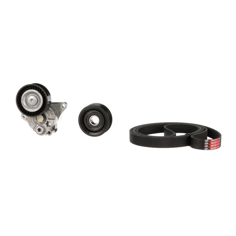 Gates V-Ribbed Belt Set fits Mercedes-Benz C-Class 2000-2007