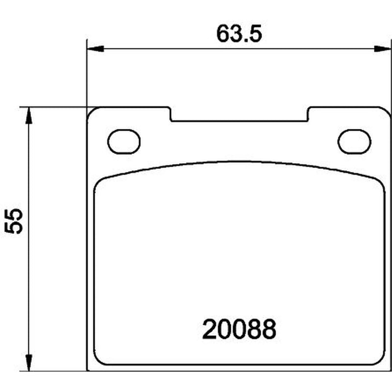 Mintex Front Brake Pad Set fits Caterham Seven 1980-1991 1.3 1.6