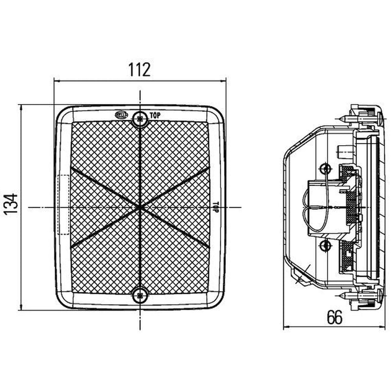Hella Lamp Stop MD12 2DA 2DA 013 236-151 5003362 2DA 013 236-151