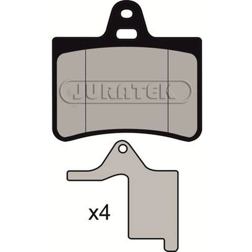 Juratek Rear Brake Pad Set fits Citroën C5 I 2001-2004 1.8 2.0 2.2 3.0