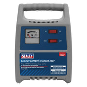 Sealey DSBC8 Battery Charger 6/12V 8Amp 230V Automatic Car / Bike / Van 9-112Ah Sealey  - Dynamic Drive