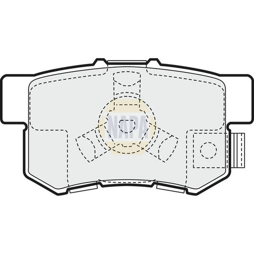 NAPA Rear Brake Pad Set NBP1370