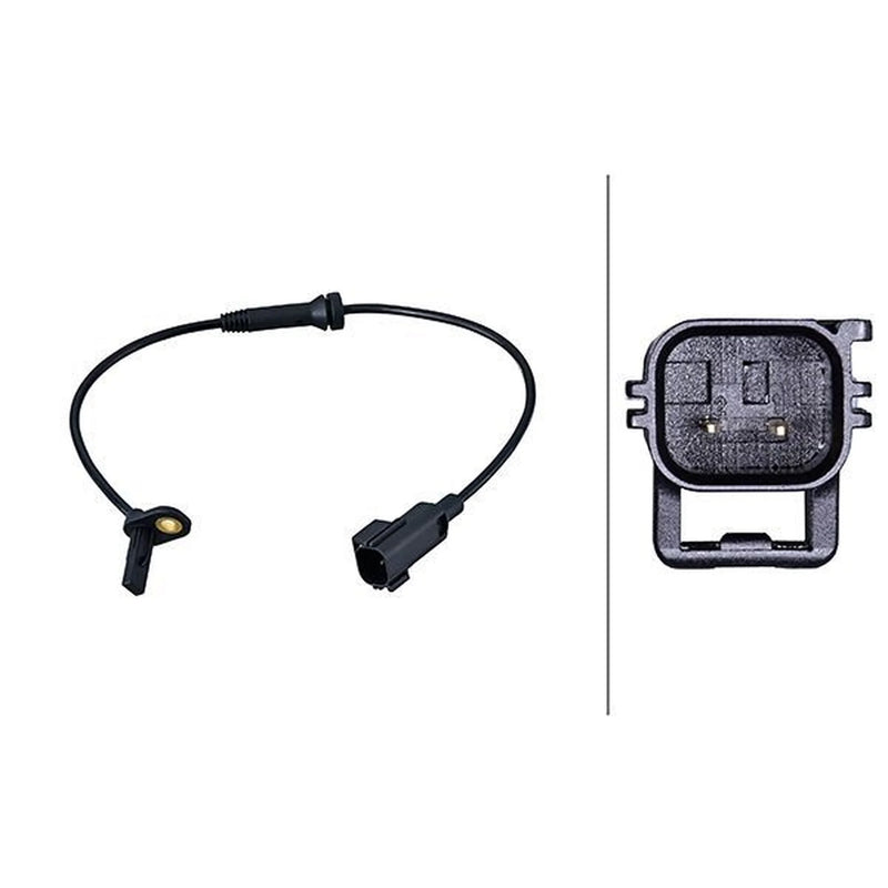 Hella ABS Wheel Speed Sensor Rear fits Jaguar F-Type 2012-2014 3.0 5.0