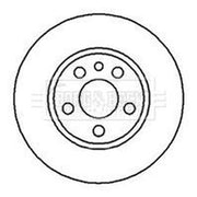 Borg & Beck Front & Rear Brake Discs & Pads fits Fiat Ulysse 1997-2002 1.8