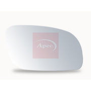 Apec Exterior Wing Mirror Glass Right fits VW Touran 2003-2010 1.4 1.6 1.9 2.0