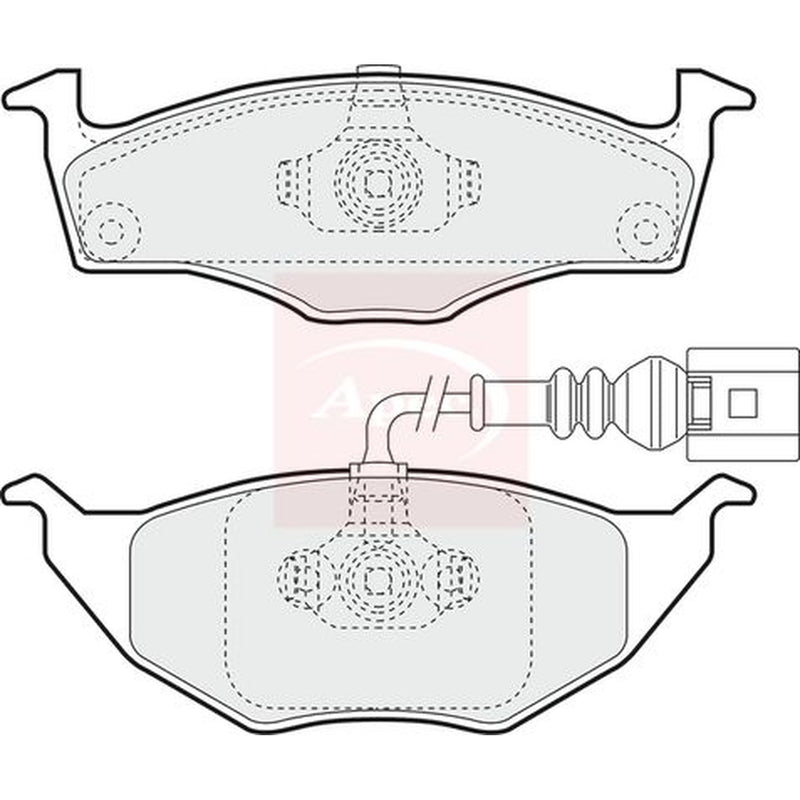 Apec Front Brake Pad Set fits Audi A2 2001-2005 1.2