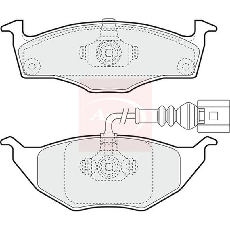 Apec Front Brake Pad Set PAD1265