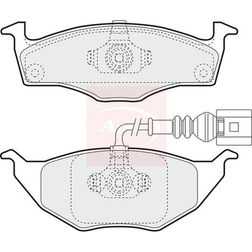 Apec Front Brake Pad Set fits Audi A2 2001-2005 1.2