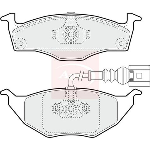 Apec Front Brake Pad Set PAD1265